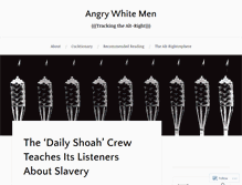 Tablet Screenshot of angrywhitemen.org